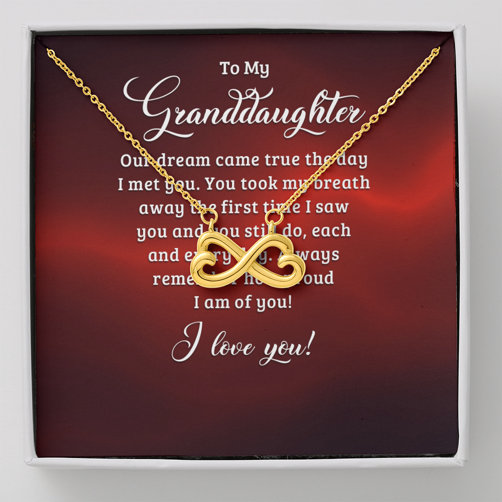 Endless Love Necklace:To My Granddaughter