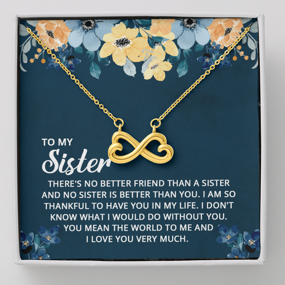 Endless Love Necklace:To My Sister