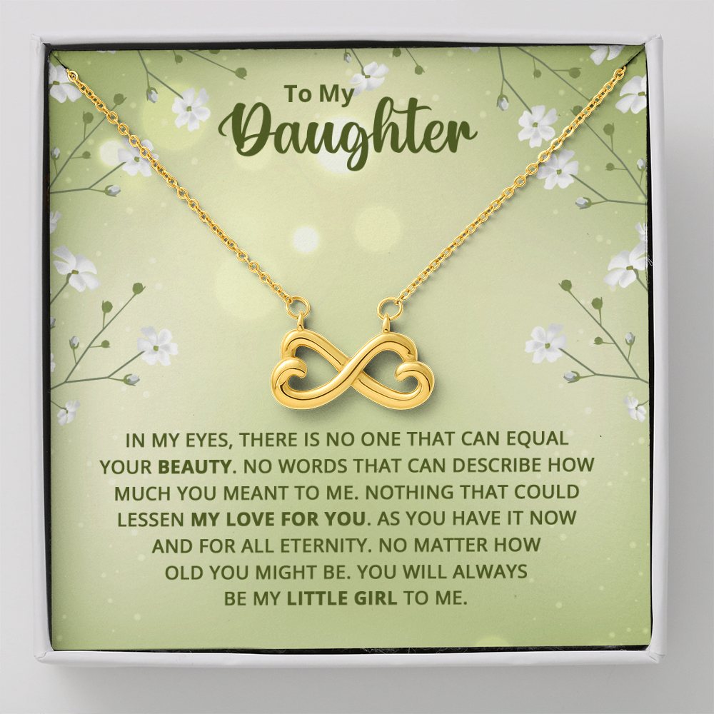 Endless Love Necklace: Daughter -In My Eyes My Little Girl