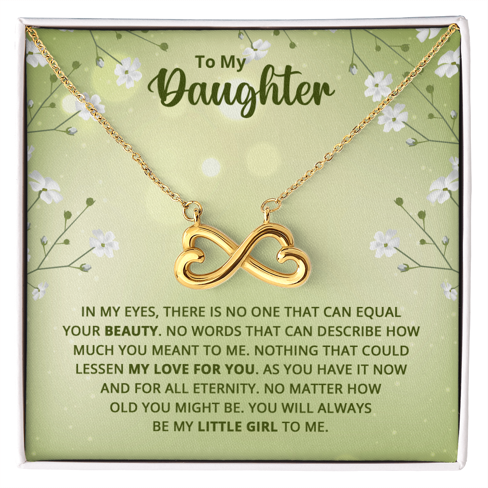 Endless Love Necklace: Daughter -In My Eyes My Little Girl