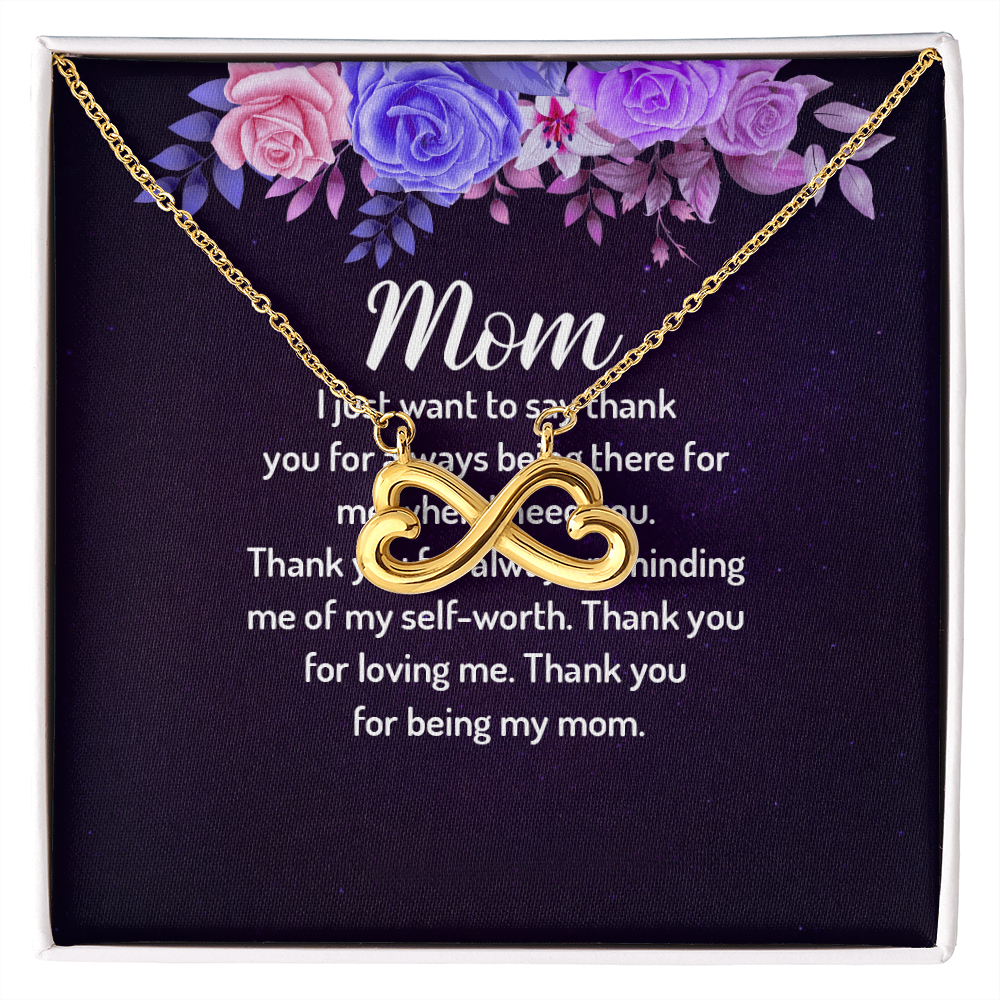 Endless Love Necklace: Mom- Thank You