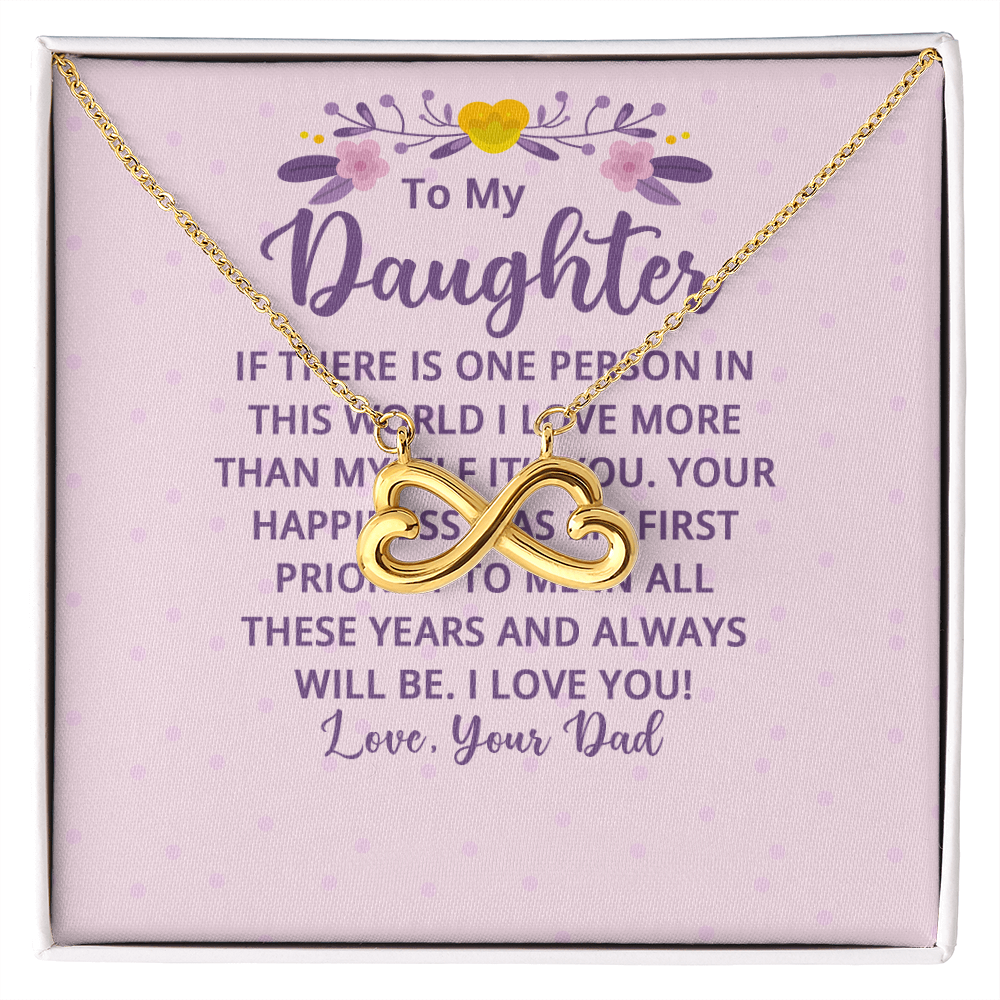 Endless Love Necklace:Daughter -Love Your Dad