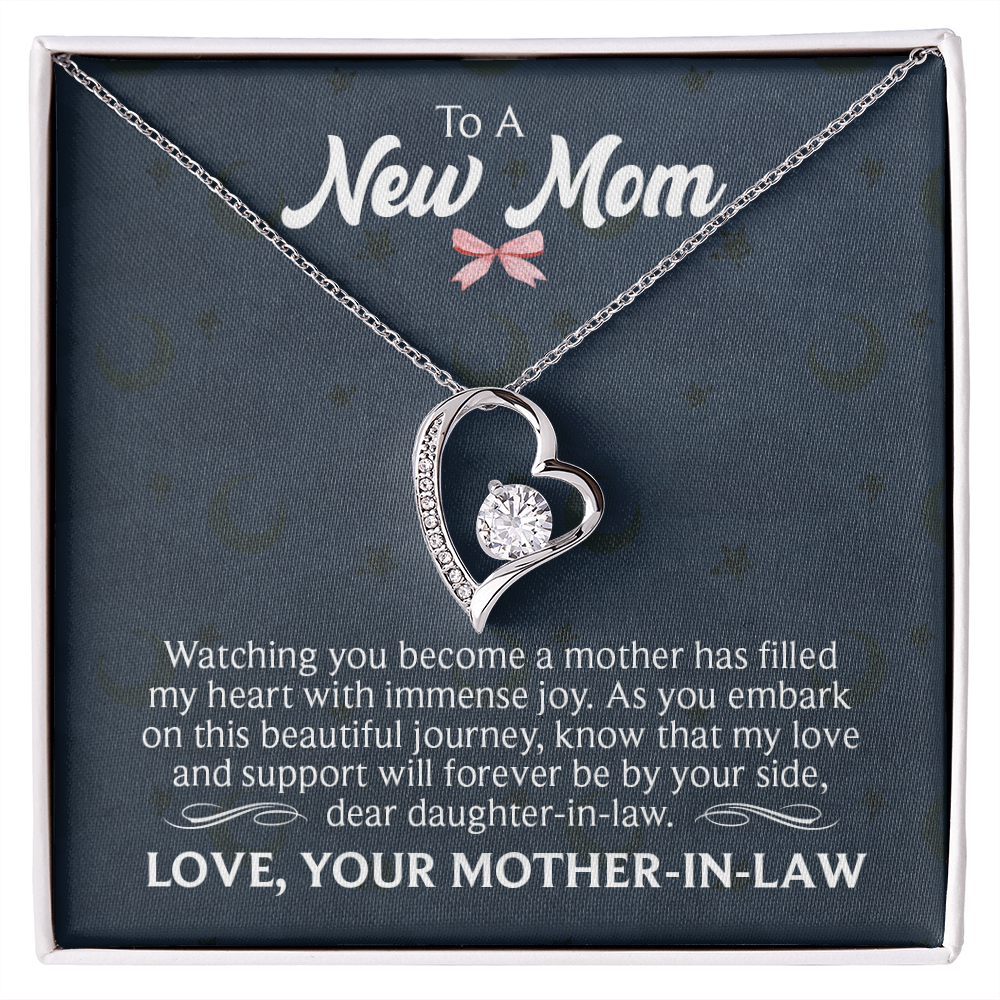 Forever Love Necklace: To A New Mom Love Your Mother-In-Law