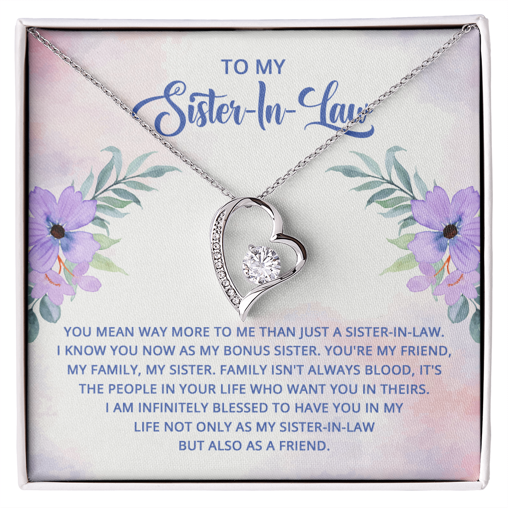 Forever Love Necklace:To My Sister In Law