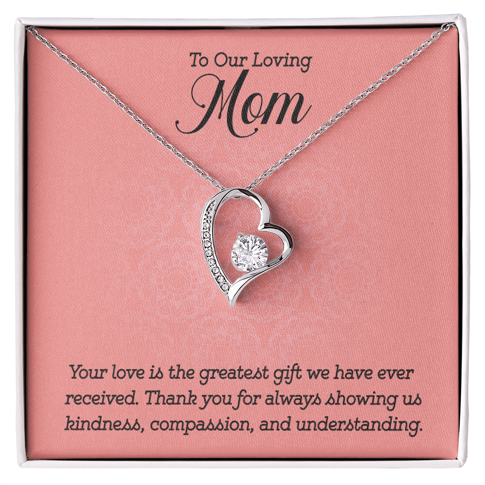 Forever Love Necklace:To Our Loving Mom