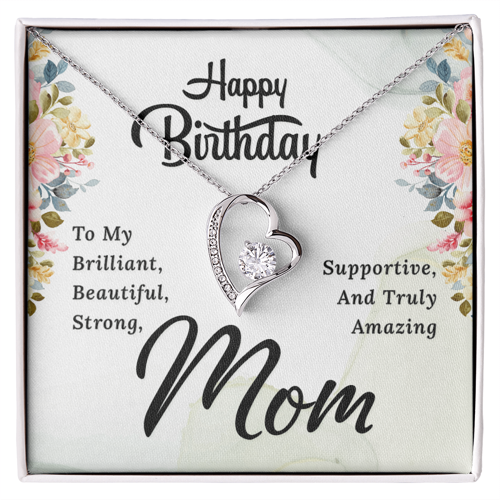 Forever Love Necklace: Happy Birthday Mom