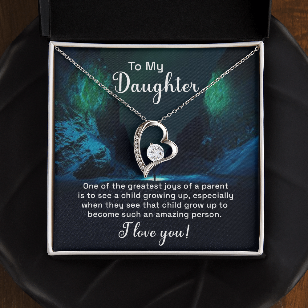 Forever Love Necklace: To My Daughter One The Greatest Joys