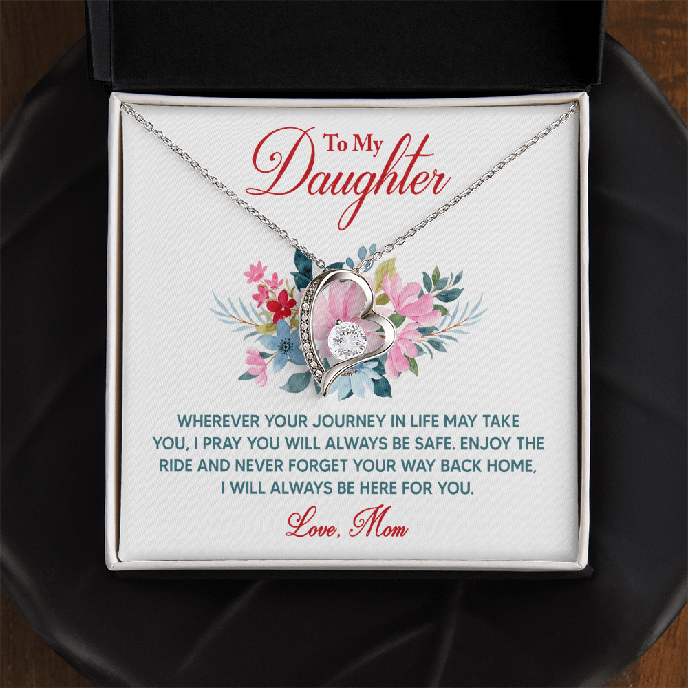 Forever Love Necklace: To My Daughter Love Mom
