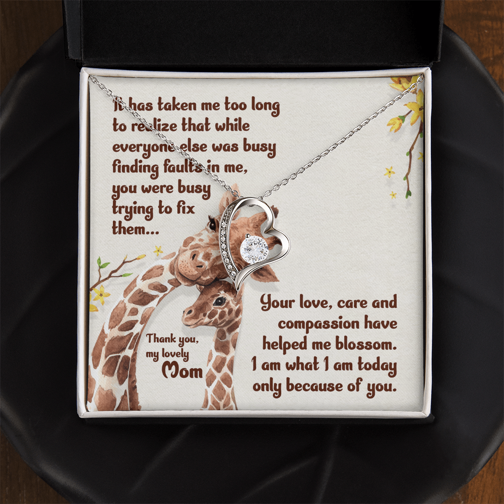 Forever Love Necklace:Thank You My Lovely Mom