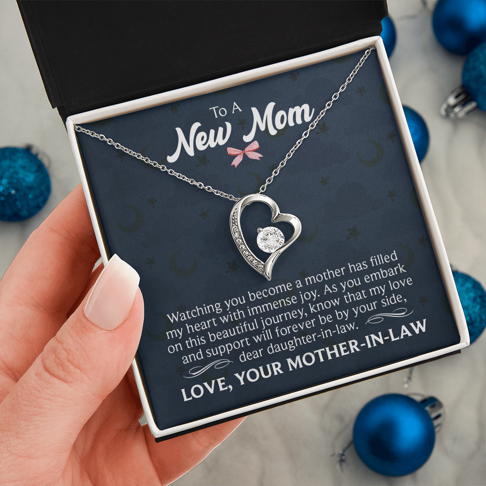 Forever Love Necklace: To A New Mom Love Your Mother-In-Law