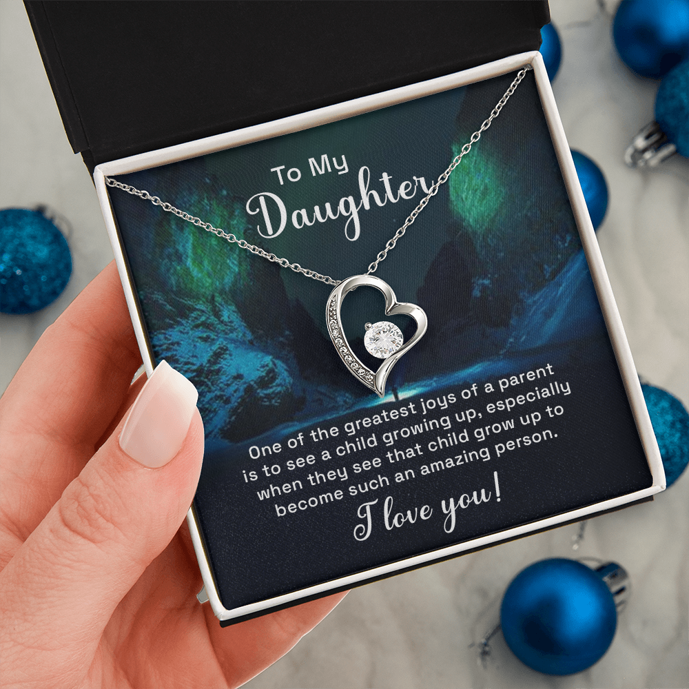 Forever Love Necklace: To My Daughter One The Greatest Joys