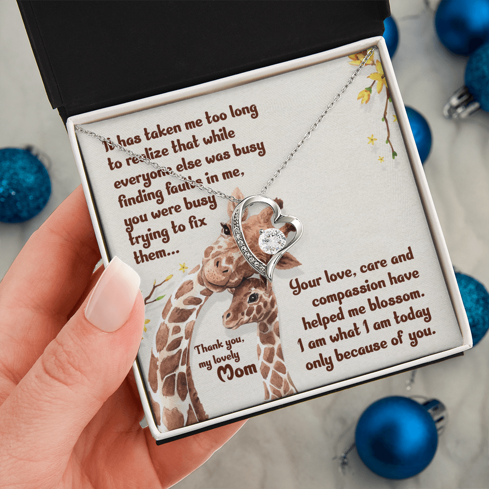 Forever Love Necklace:Thank You My Lovely Mom