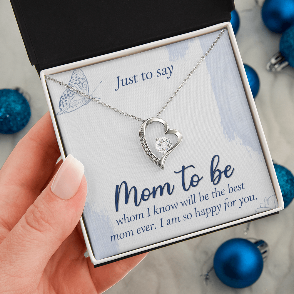 Forever Love Necklace:Just To Say Mom To Be
