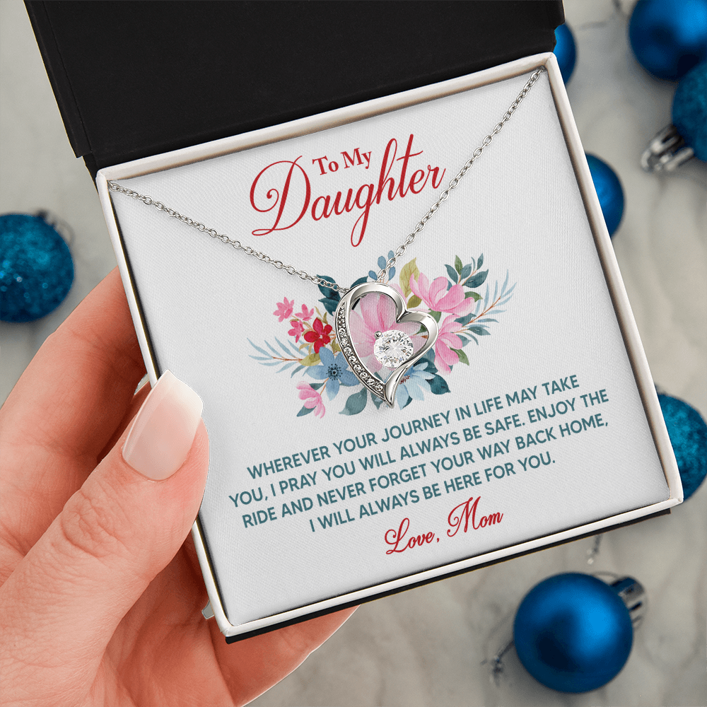 Forever Love Necklace: To My Daughter Love Mom