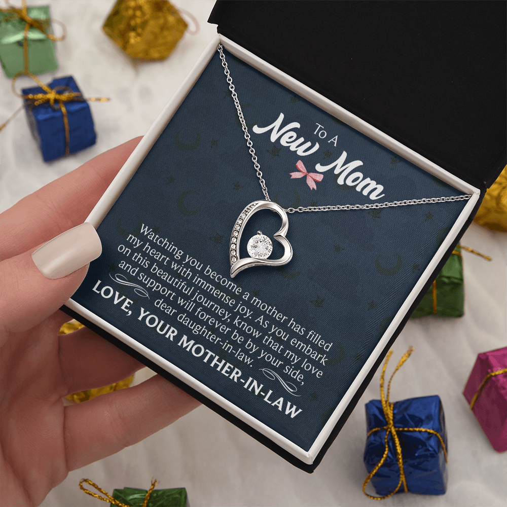 Forever Love Necklace: To A New Mom Love Your Mother-In-Law