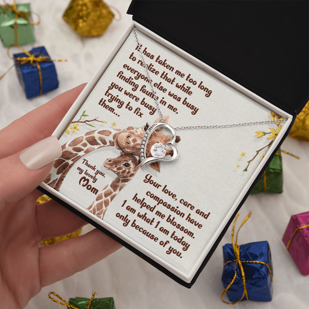 Forever Love Necklace:Thank You My Lovely Mom