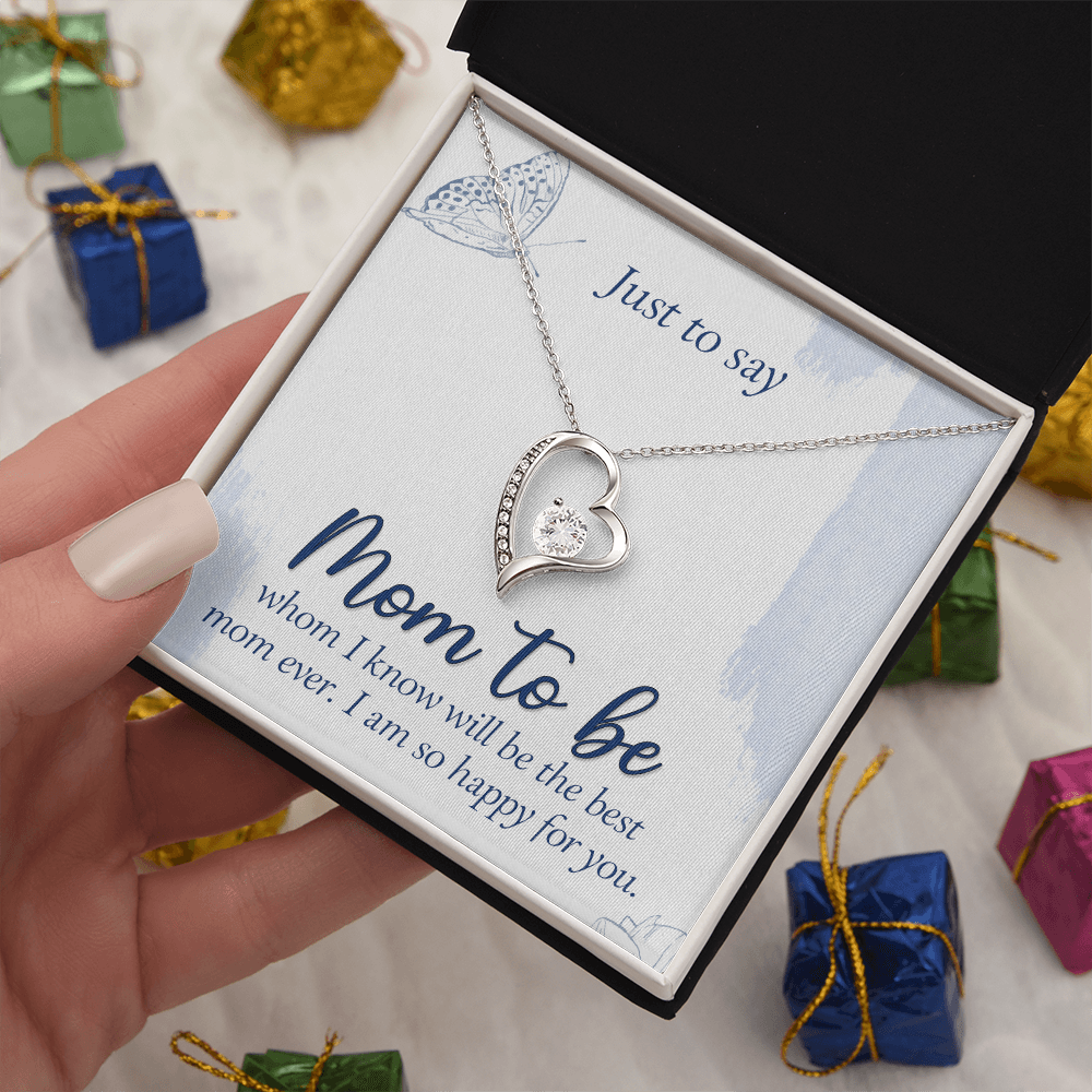 Forever Love Necklace:Just To Say Mom To Be