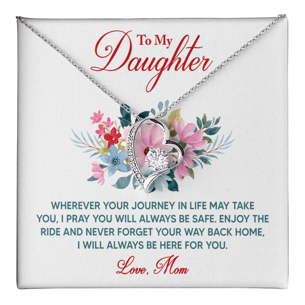Forever Love Necklace: To My Daughter Love Mom