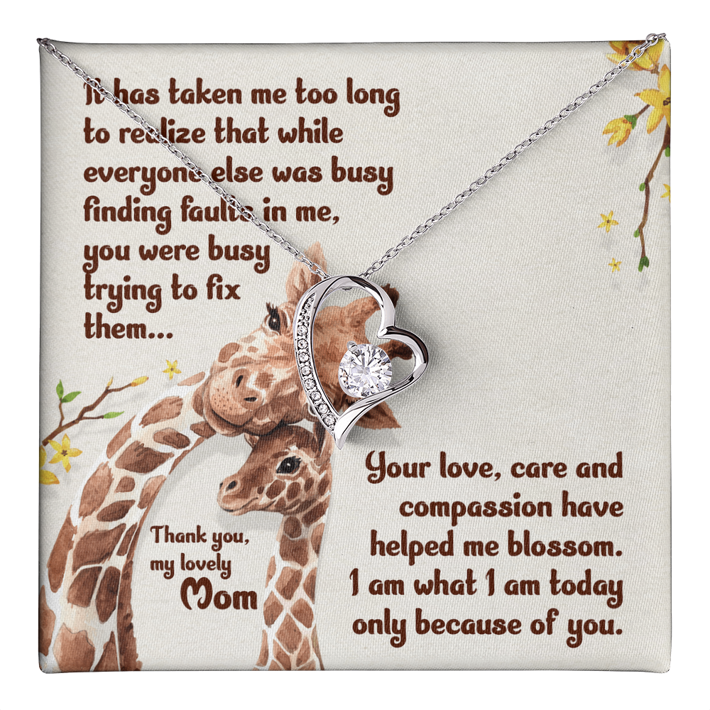 Forever Love Necklace:Thank You My Lovely Mom