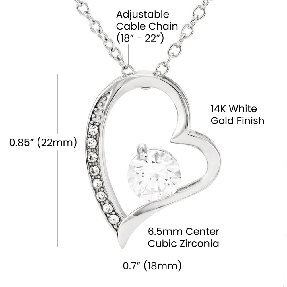 Forever Love Necklace: To My Bonus Daughter