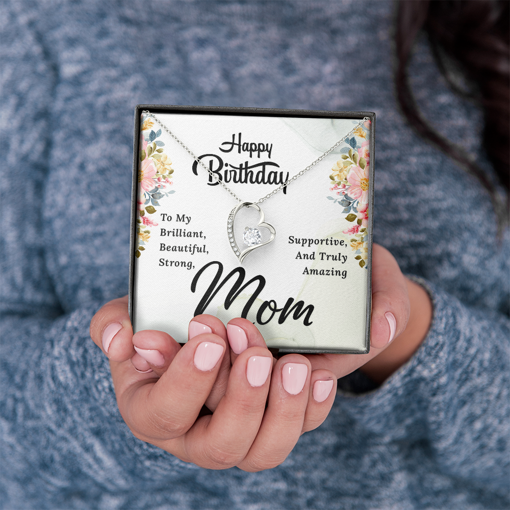 Forever Love Necklace: Happy Birthday Mom