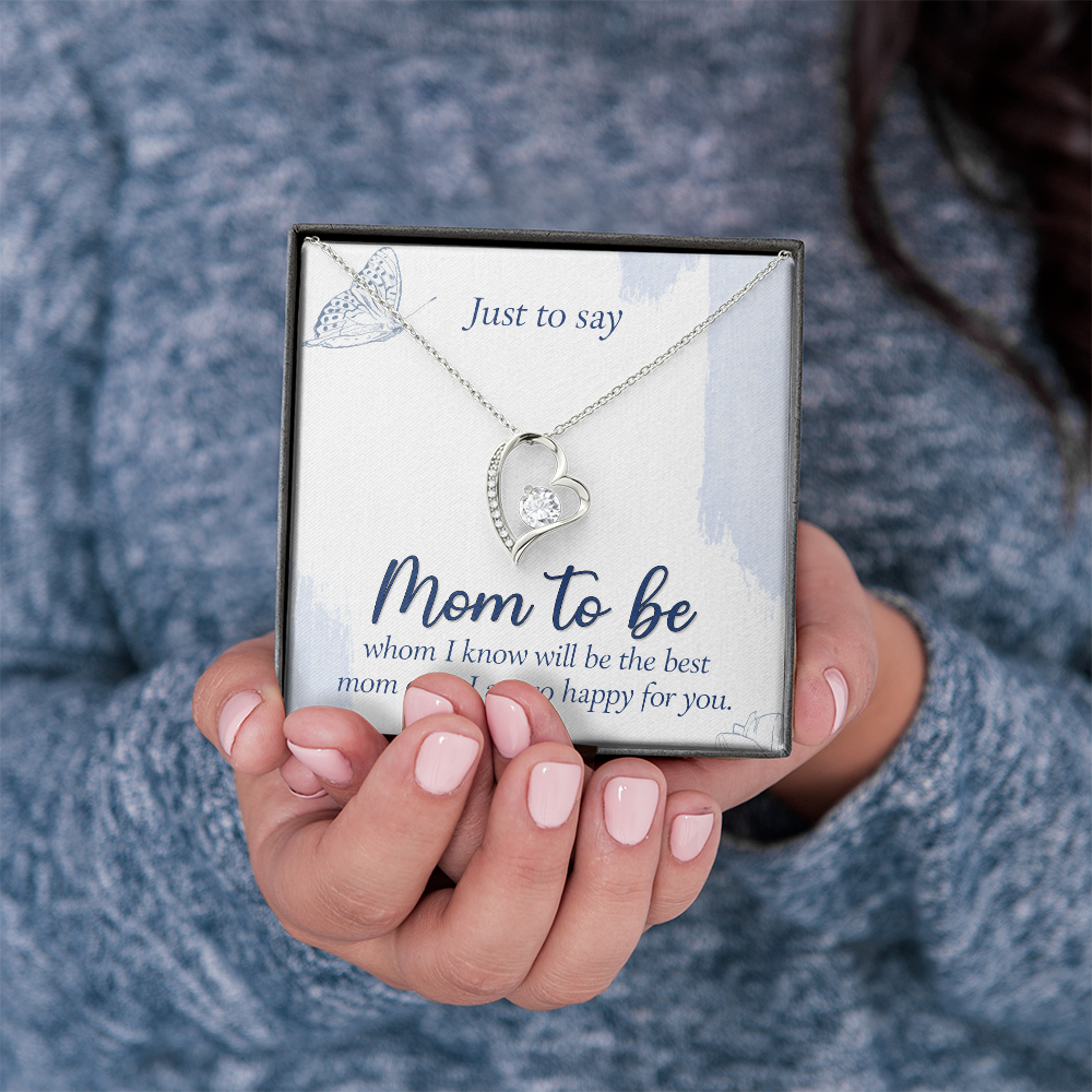 Forever Love Necklace:Just To Say Mom To Be
