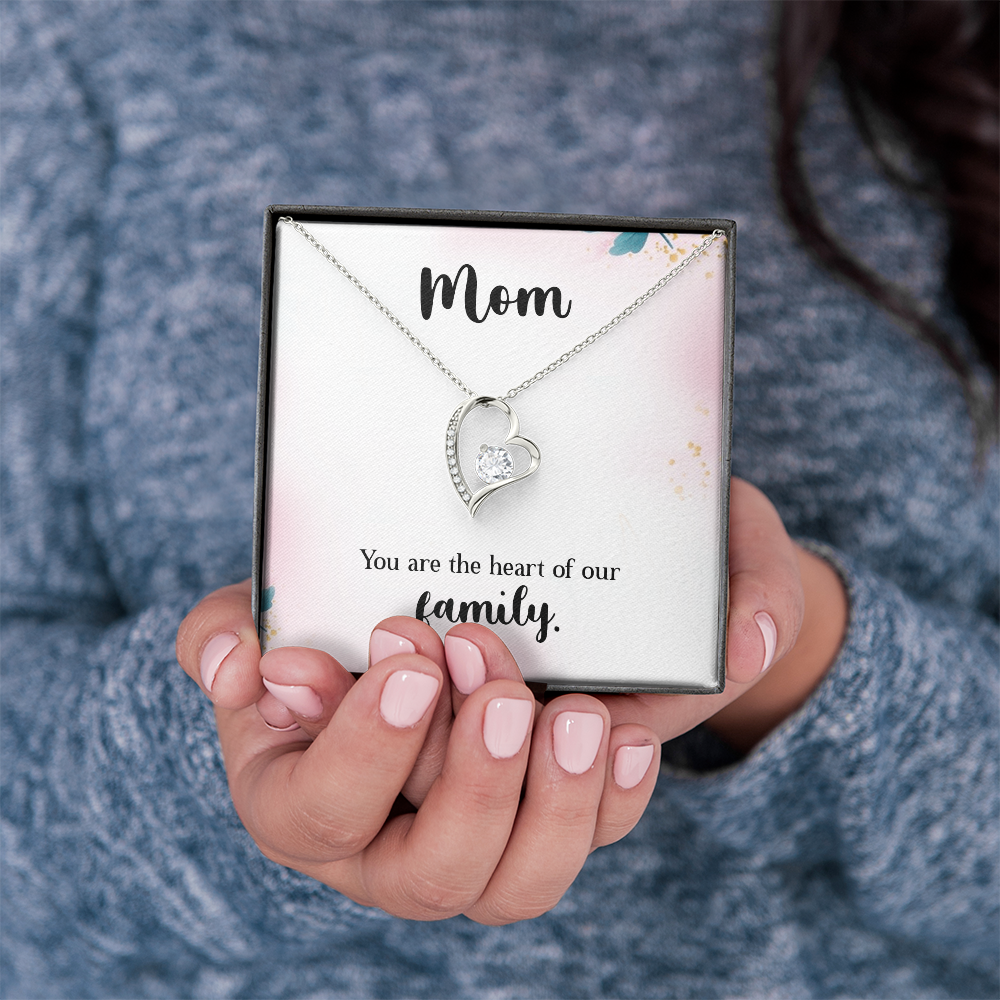 Forever Love Necklace: Mom You Are The Heart