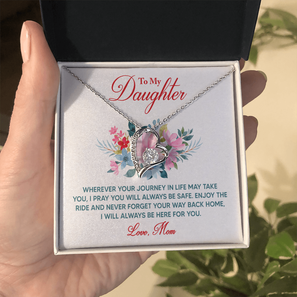 Forever Love Necklace: To My Daughter Love Mom