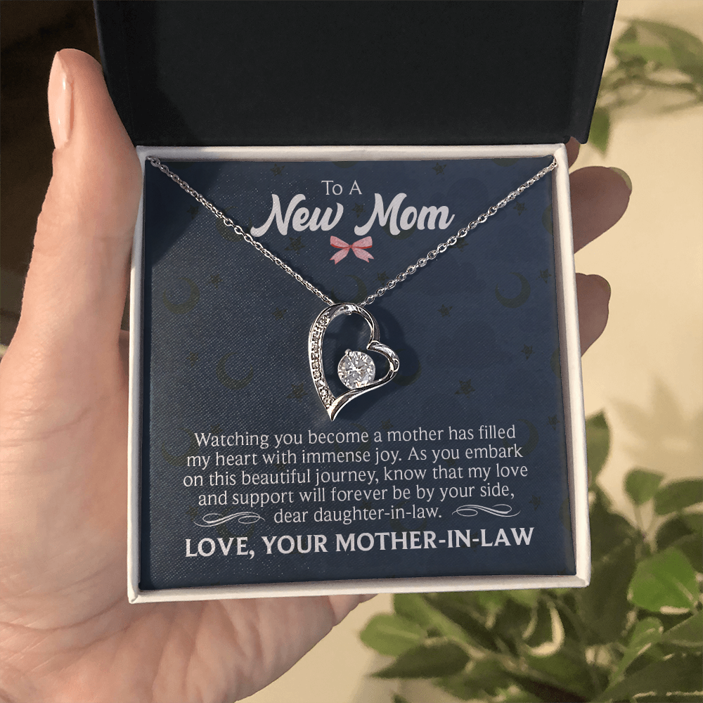 Forever Love Necklace: To A New Mom Love Your Mother-In-Law