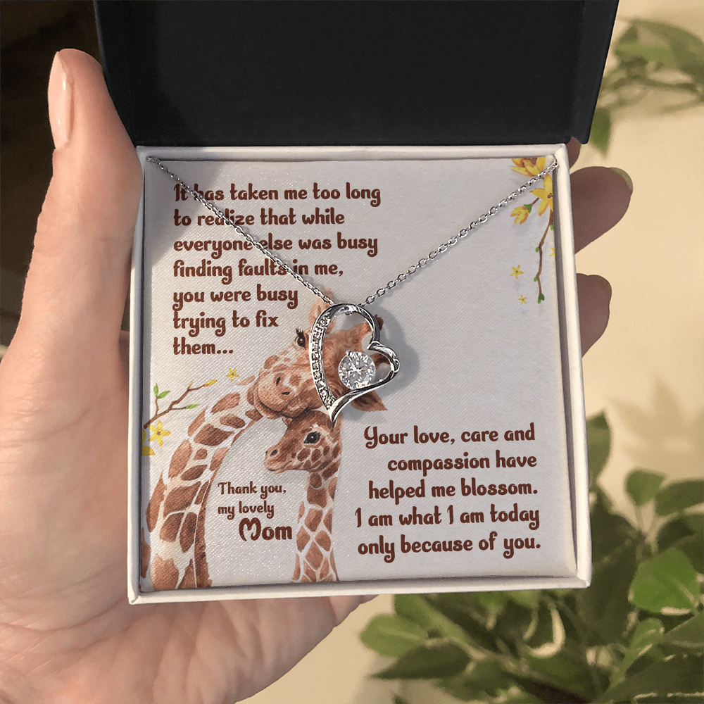 Forever Love Necklace:Thank You My Lovely Mom