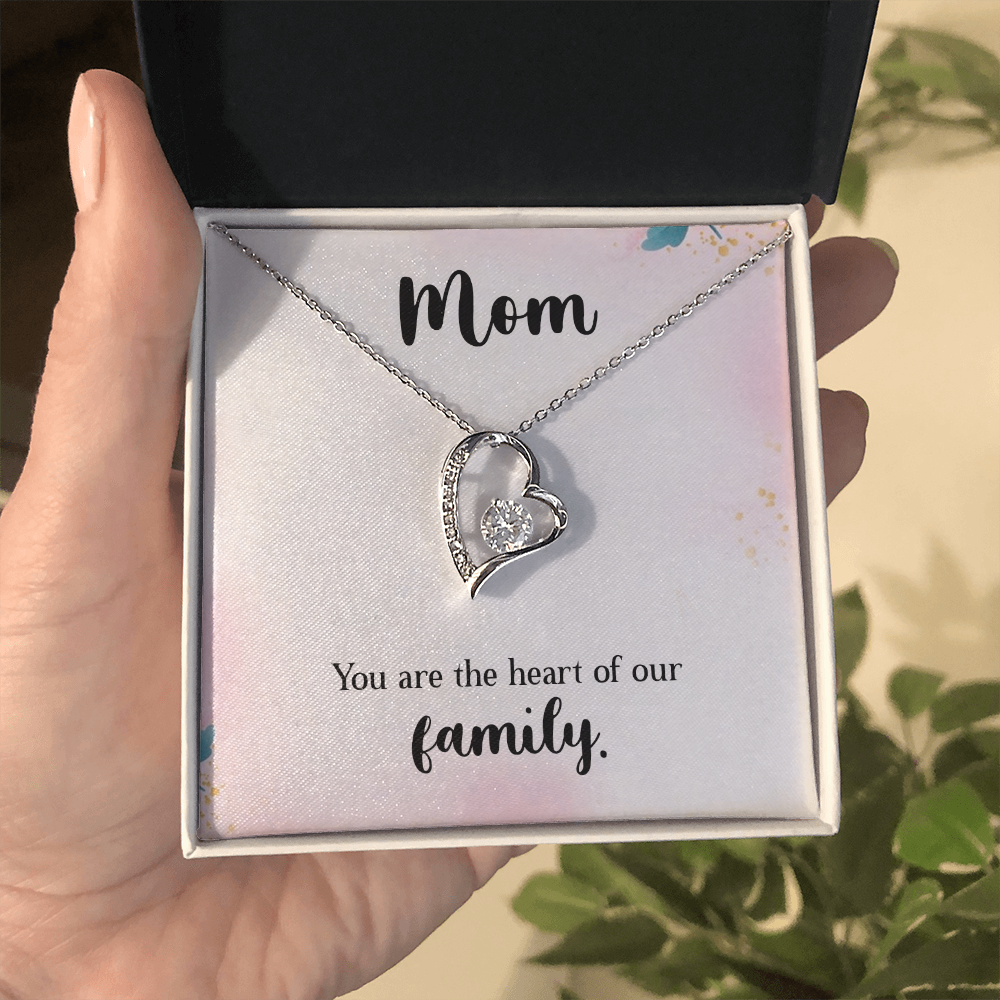 Forever Love Necklace: Mom You Are The Heart