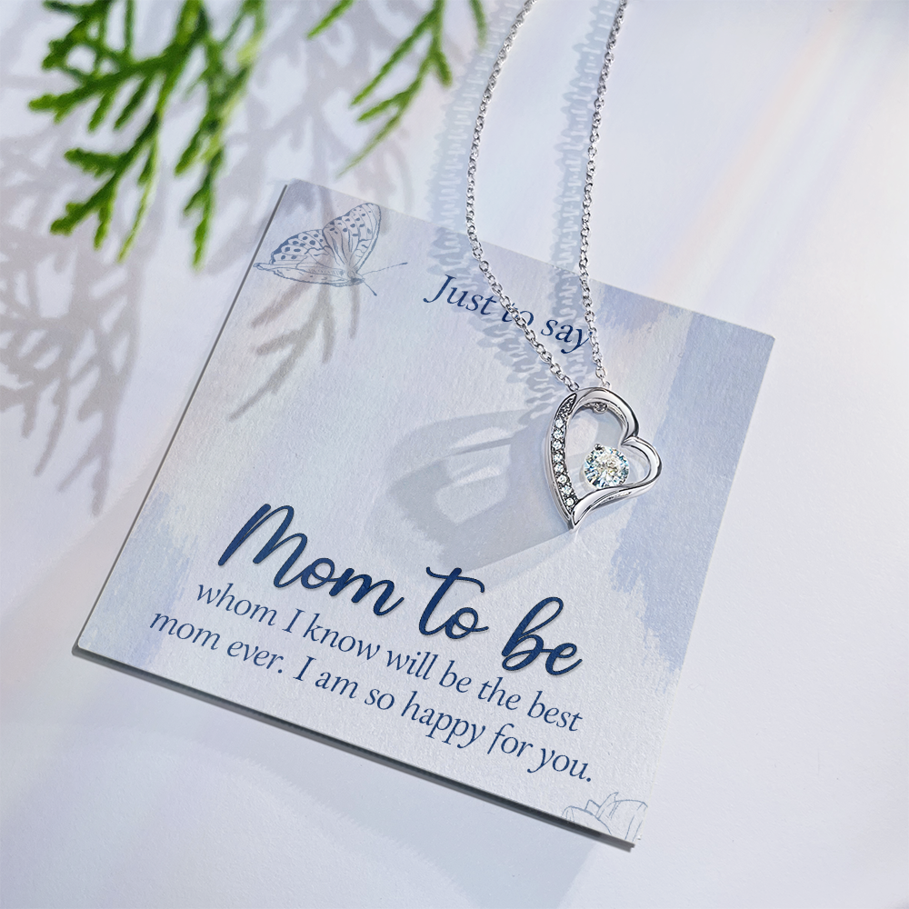 Forever Love Necklace:Just To Say Mom To Be
