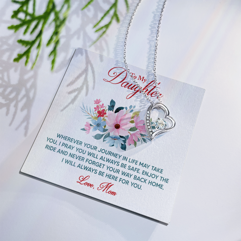 Forever Love Necklace: To My Daughter Love Mom