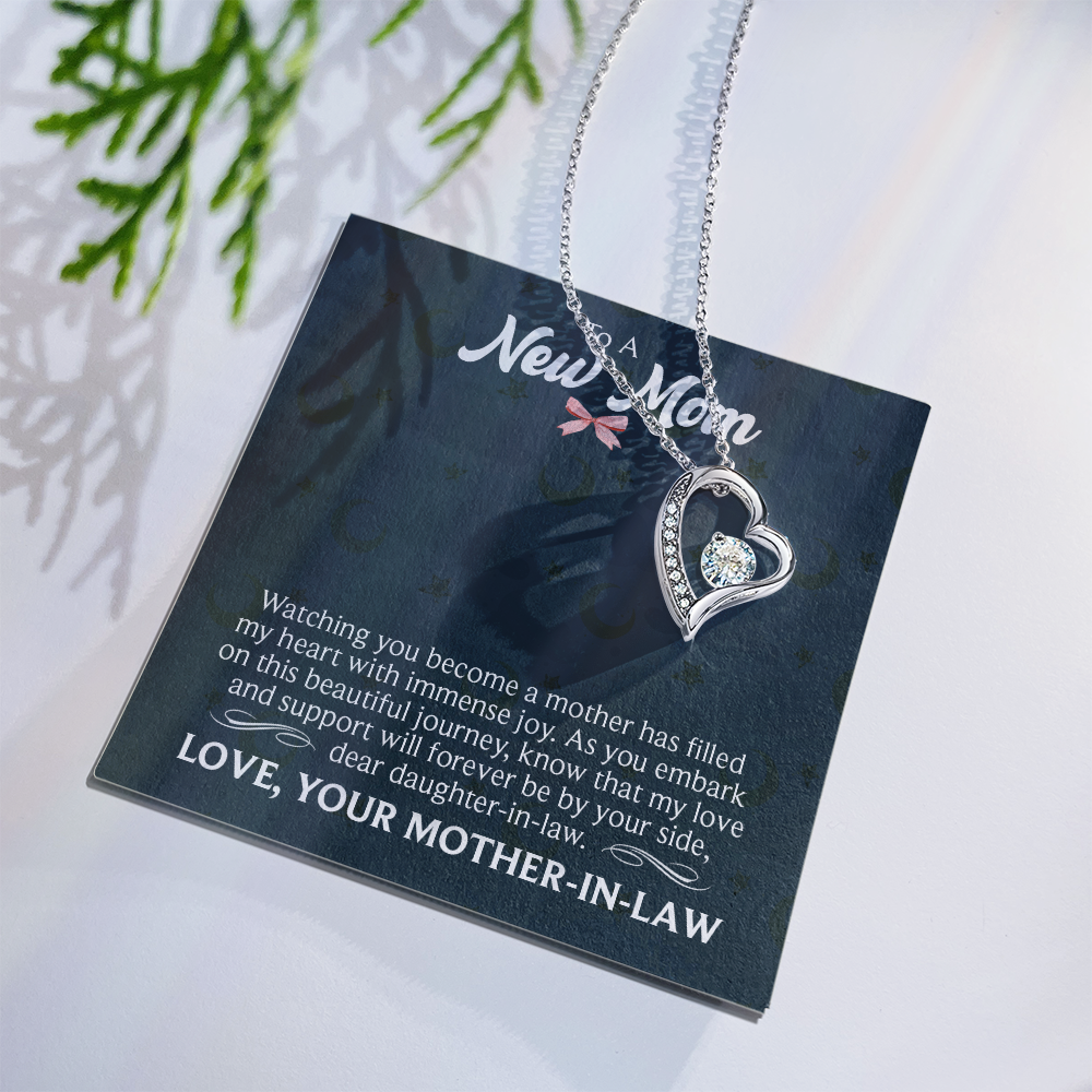 Forever Love Necklace: To A New Mom Love Your Mother-In-Law