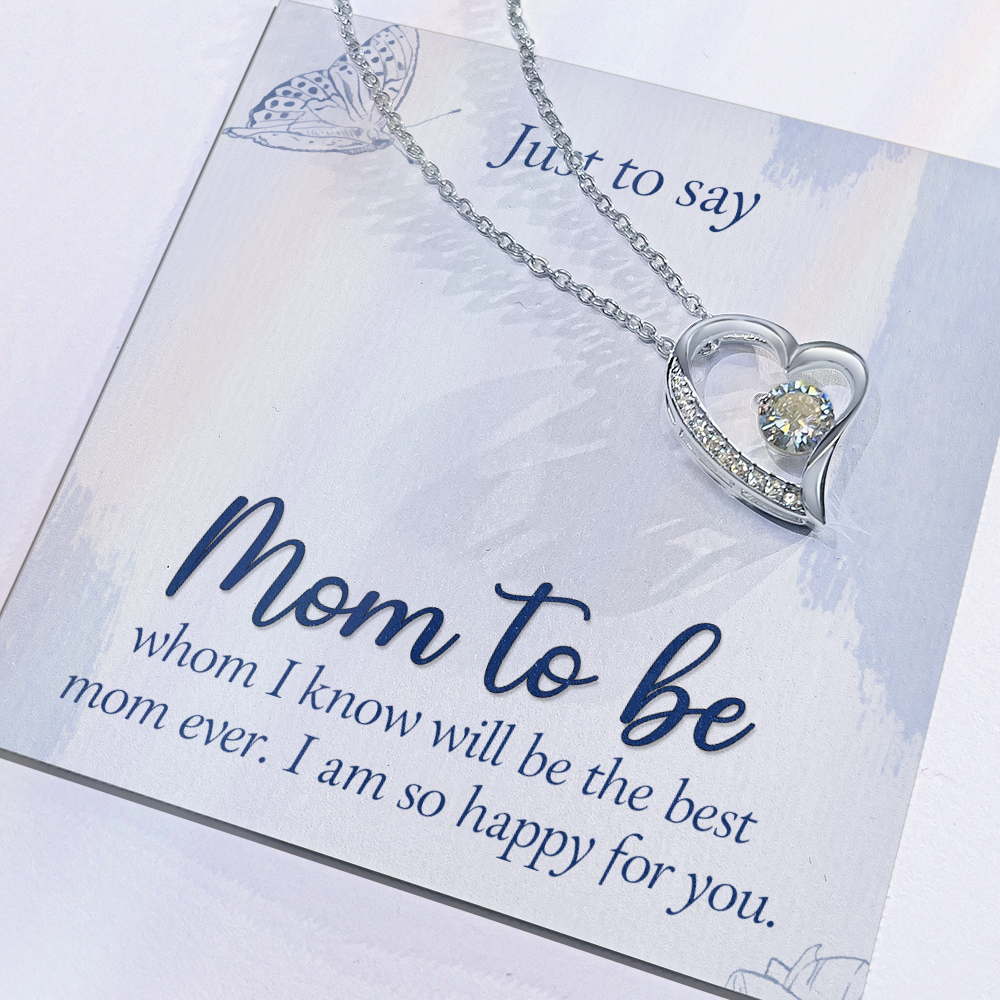 Forever Love Necklace:Just To Say Mom To Be