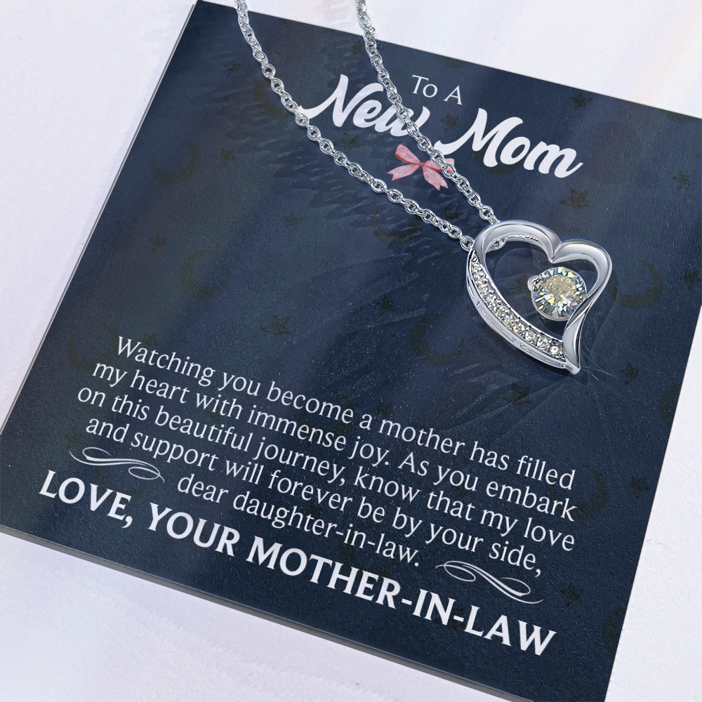 Forever Love Necklace: To A New Mom Love Your Mother-In-Law