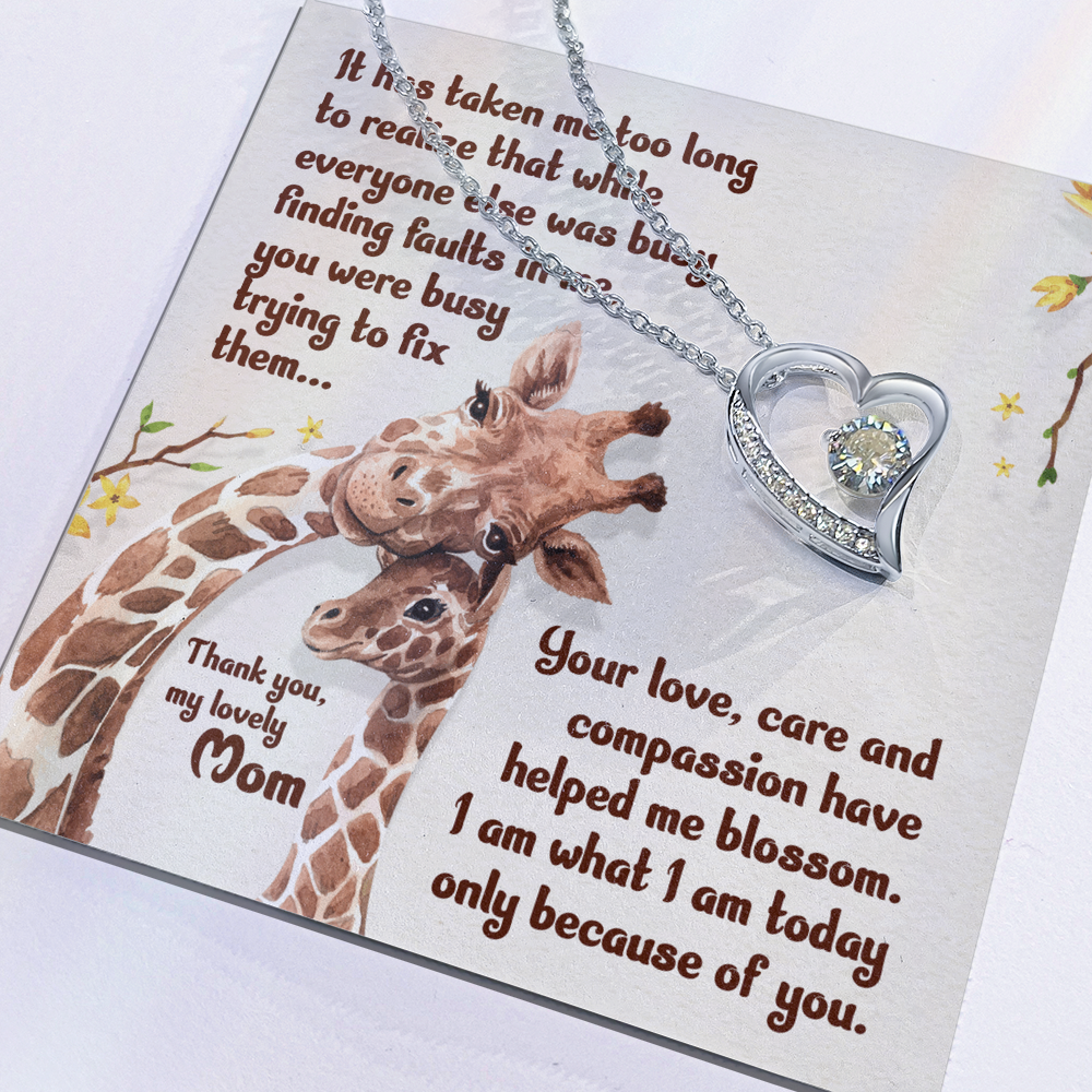 Forever Love Necklace:Thank You My Lovely Mom