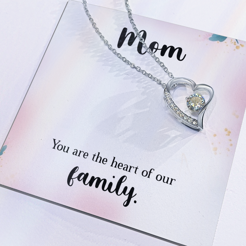 Forever Love Necklace: Mom You Are The Heart