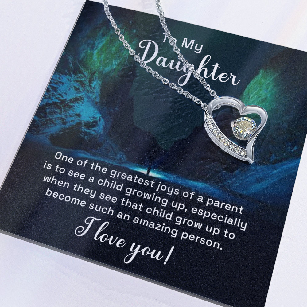 Forever Love Necklace: To My Daughter One The Greatest Joys