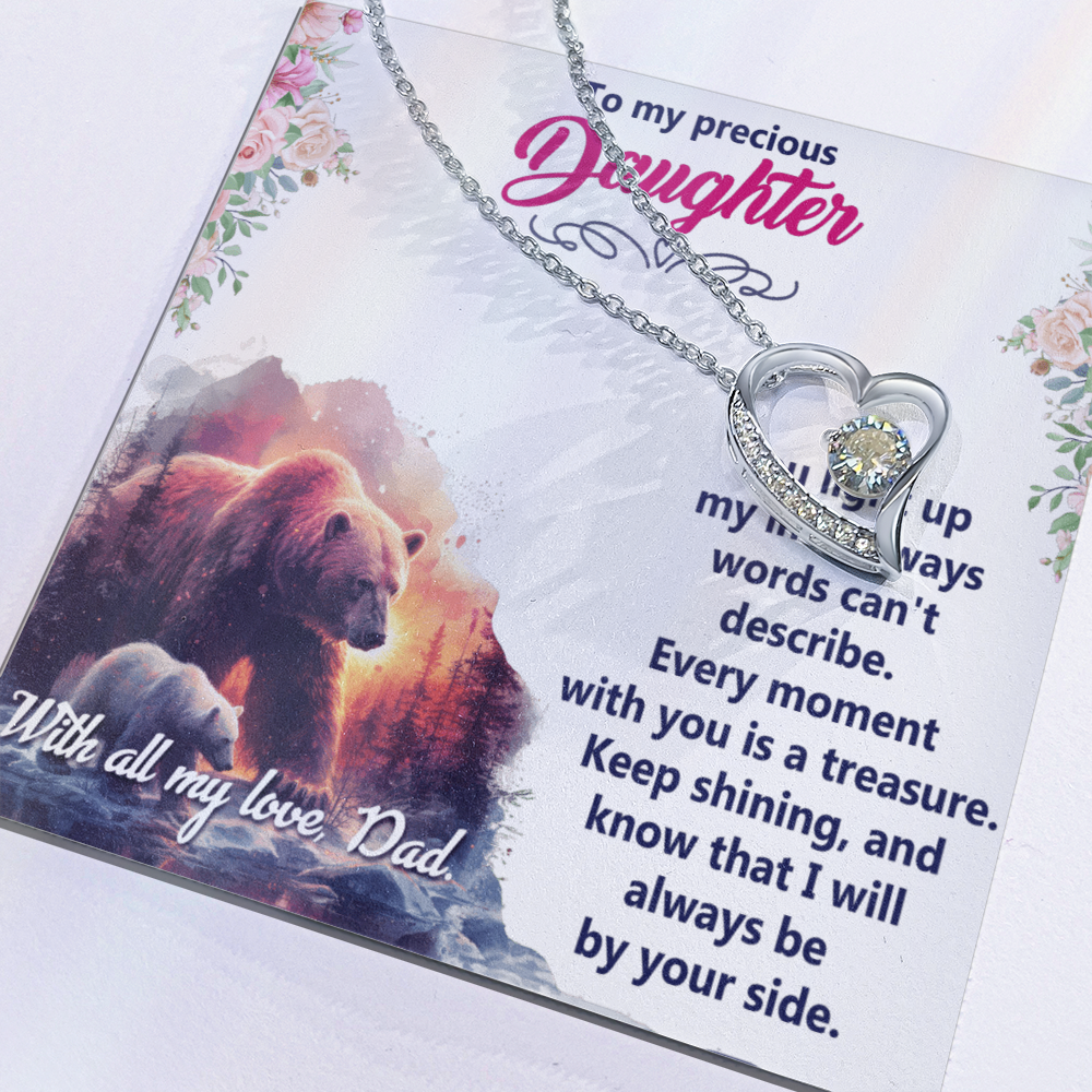 Forever Love Necklace: To My Precious Daughter