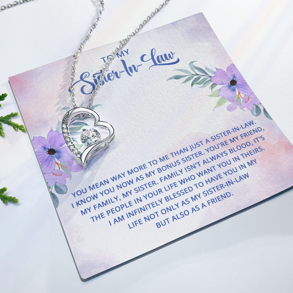 Forever Love Necklace:To My Sister In Law