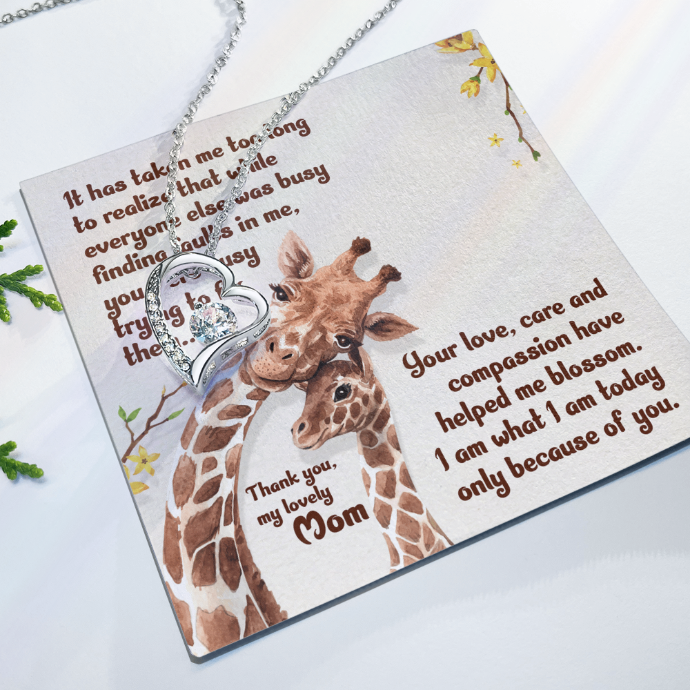 Forever Love Necklace:Thank You My Lovely Mom