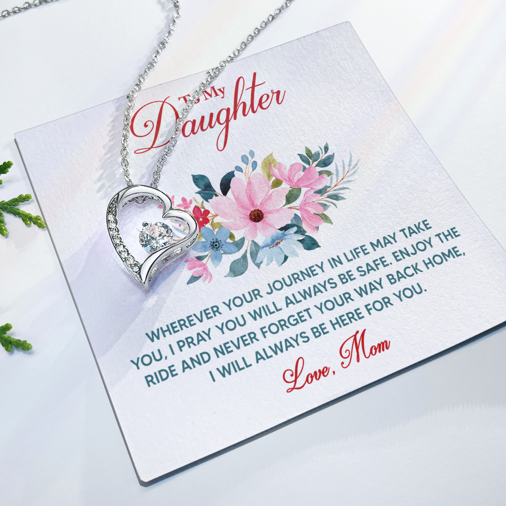 Forever Love Necklace: To My Daughter Love Mom