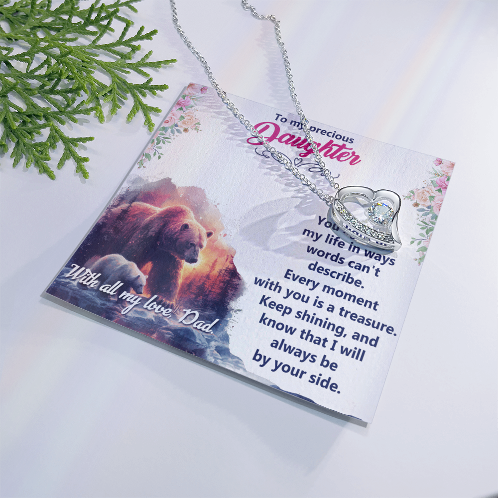 Forever Love Necklace: To My Precious Daughter