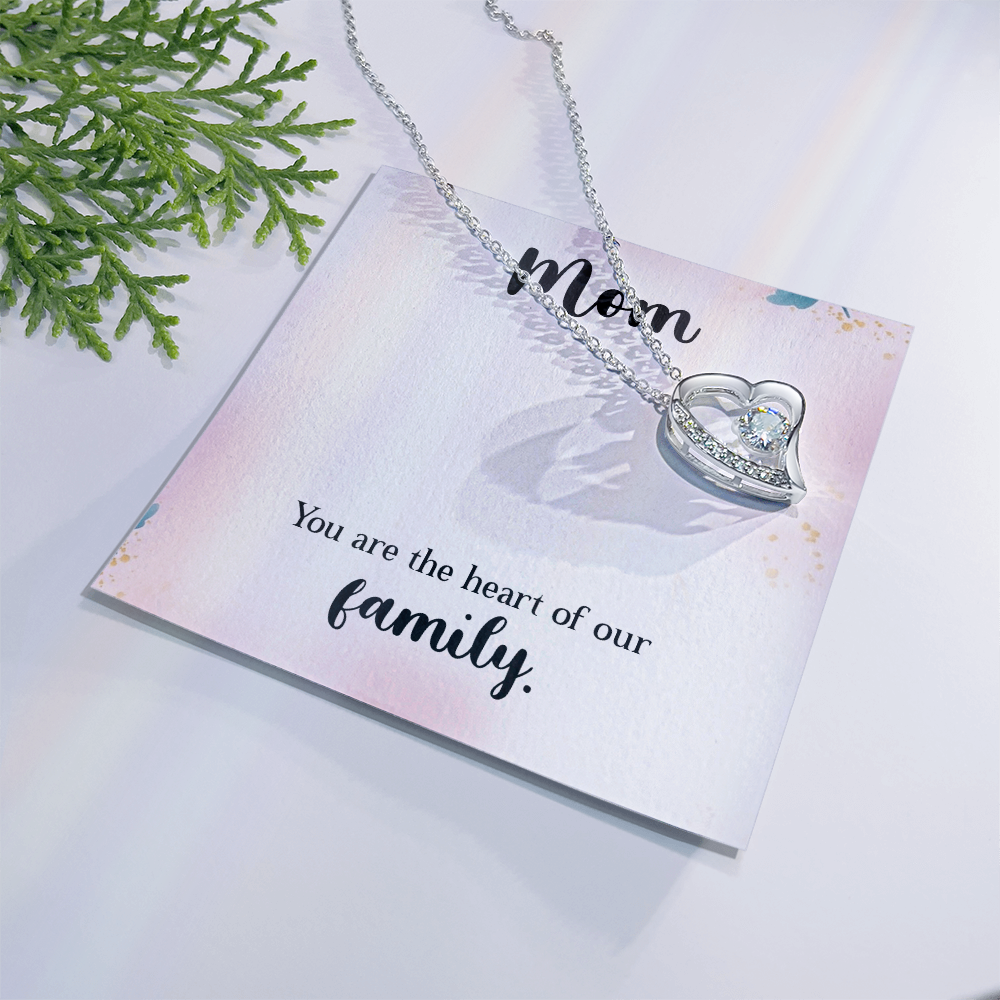 Forever Love Necklace: Mom You Are The Heart