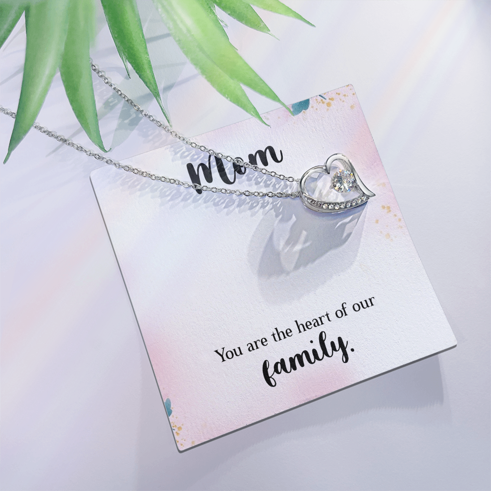 Forever Love Necklace: Mom You Are The Heart