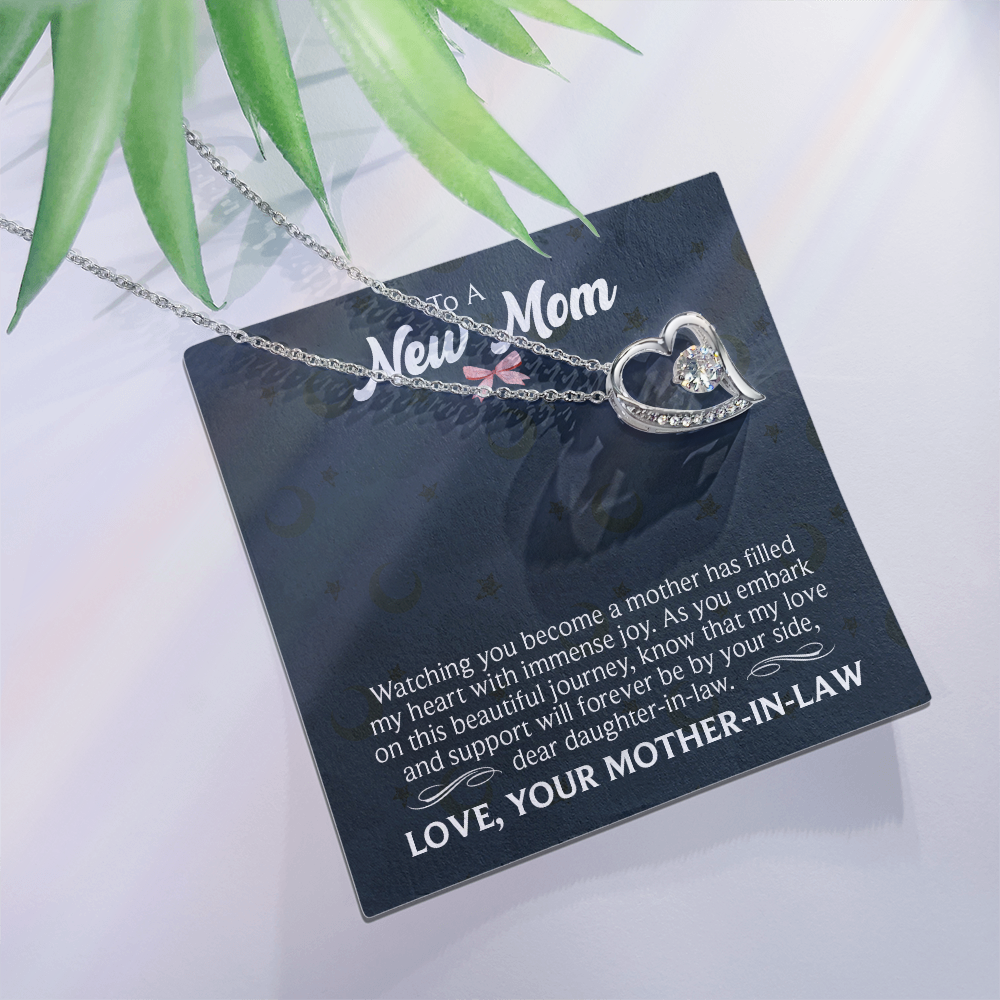 Forever Love Necklace: To A New Mom Love Your Mother-In-Law