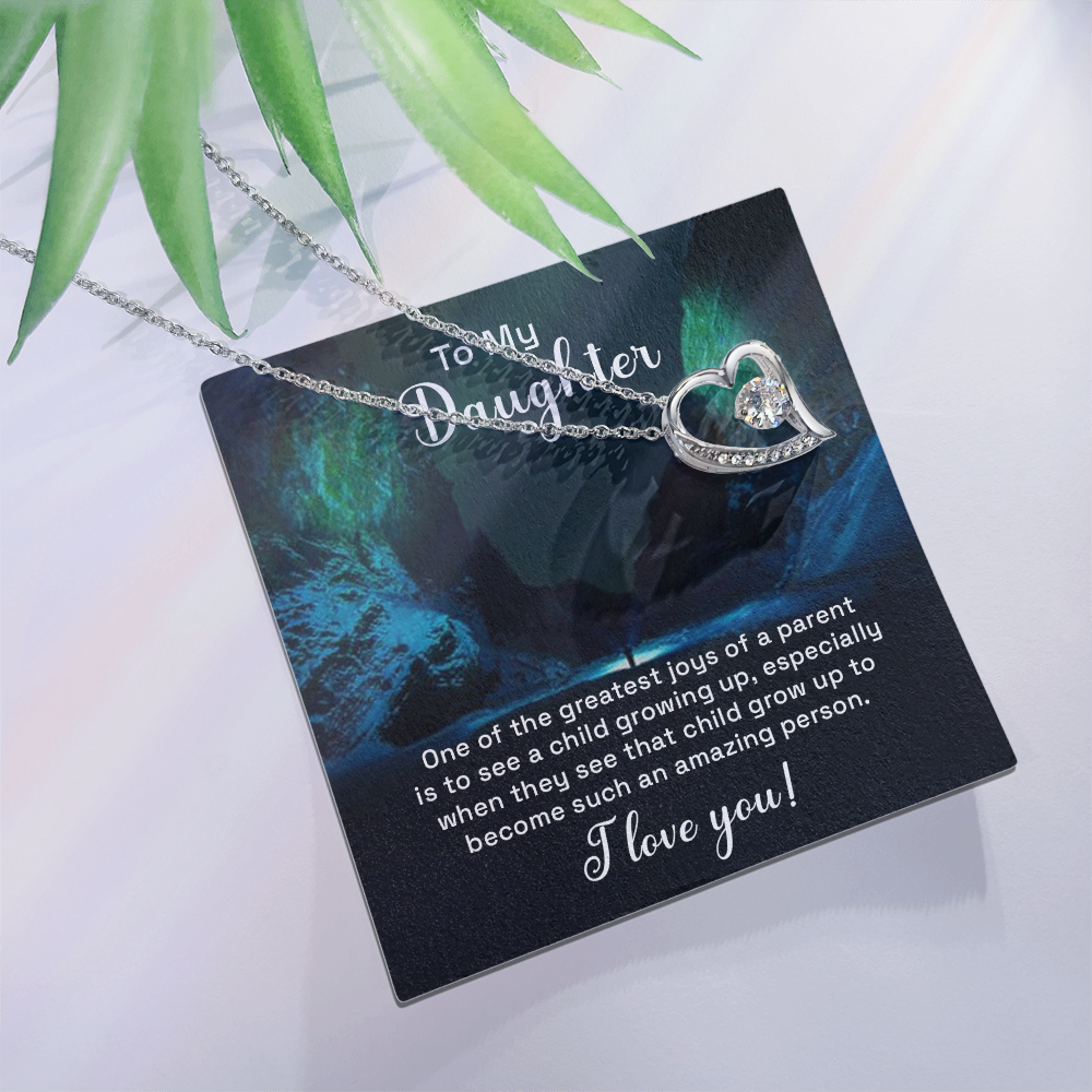 Forever Love Necklace: To My Daughter One The Greatest Joys