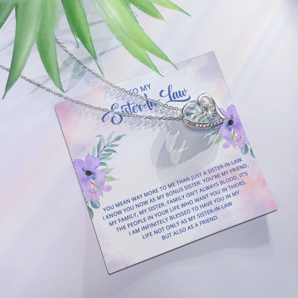 Forever Love Necklace:To My Sister In Law