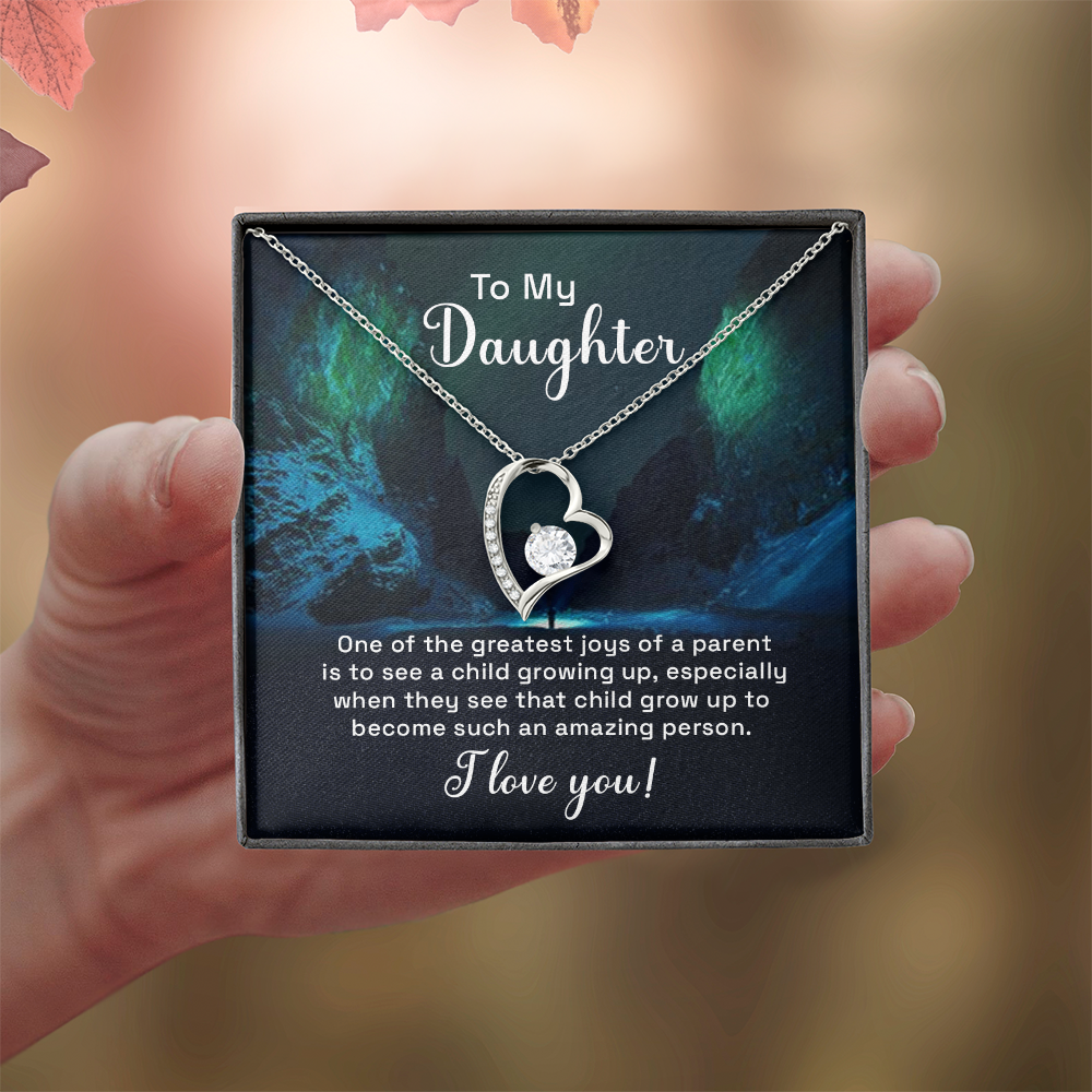 Forever Love Necklace: To My Daughter One The Greatest Joys